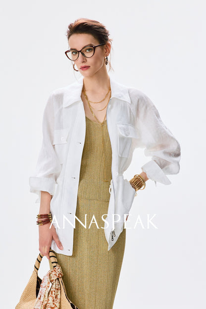 ANNASPEAK dry soft and cool VISCOSE pit strip suspender straight skirt set-CHOTA.