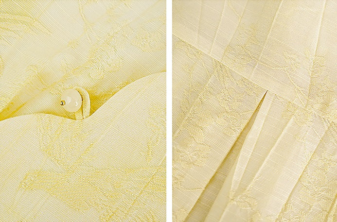 HECO Chinese style jacquard bubble summer silk cross-body top - PERFECT .