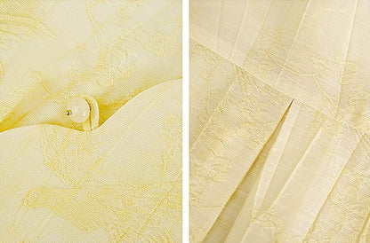 HECO Chinese style jacquard bubble summer silk cross-body top - PERFECT .