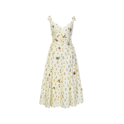FAME wave pastoral style floral slip dress - ASTA