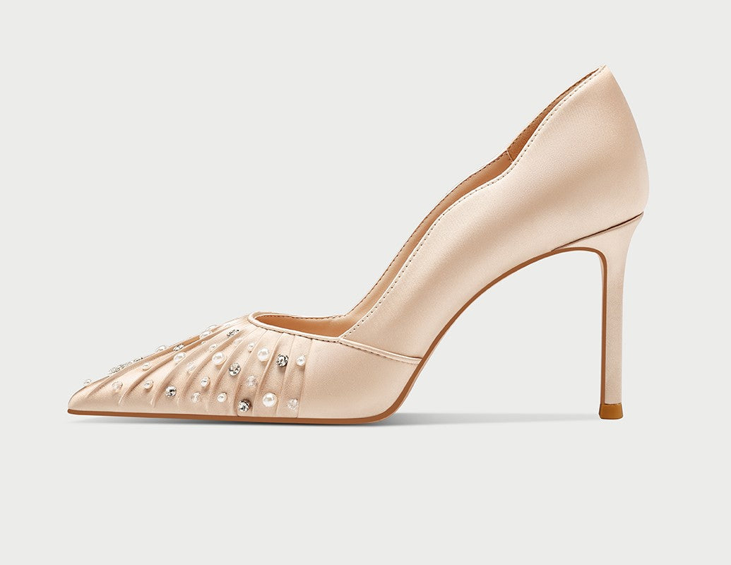 PJJUU champagne colored stiletto heels - BOND.