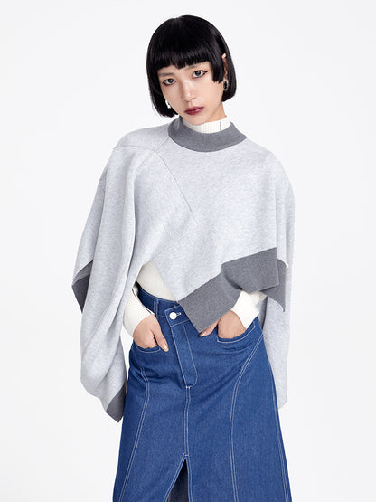 TINY IN big skleeve two wear short sweater-ZUKO