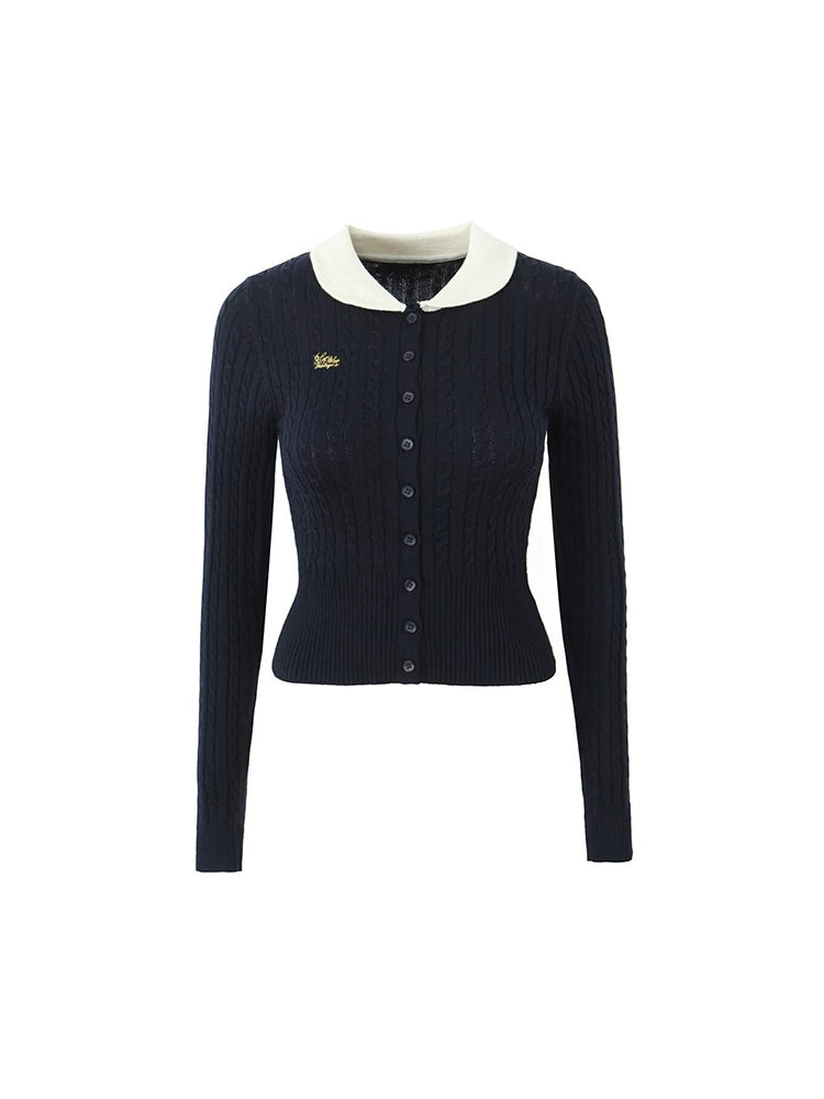 le palais vintage slim long sleeve sweater-BEA.
