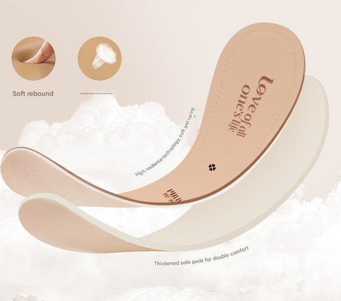 pjjuu Black Platform thick-soled square block heel leather MaryJane Shoes - Simona