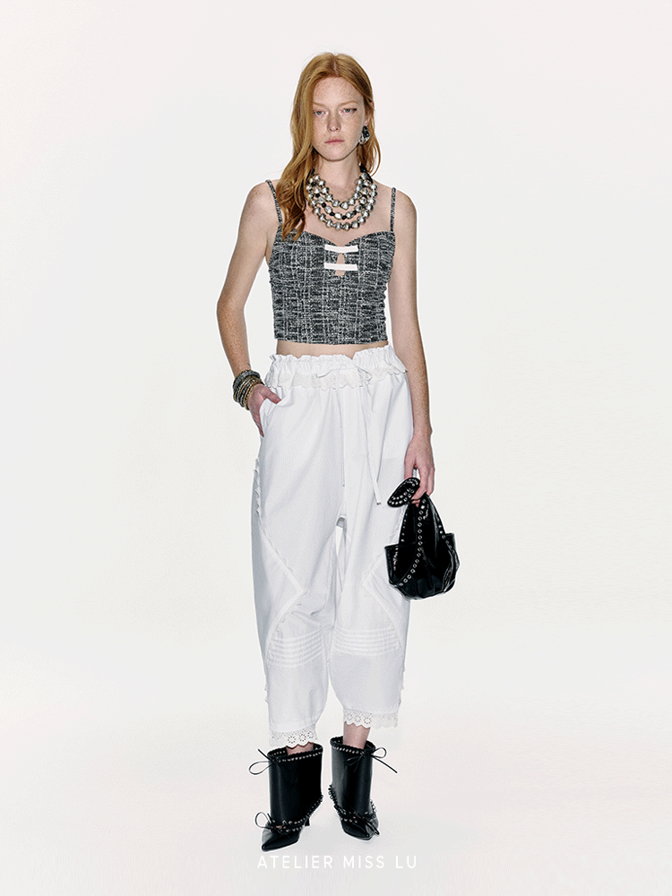 ATELIER MISS LU Spring And Summer Mini-fragrance Camisole Top - BLESSED.