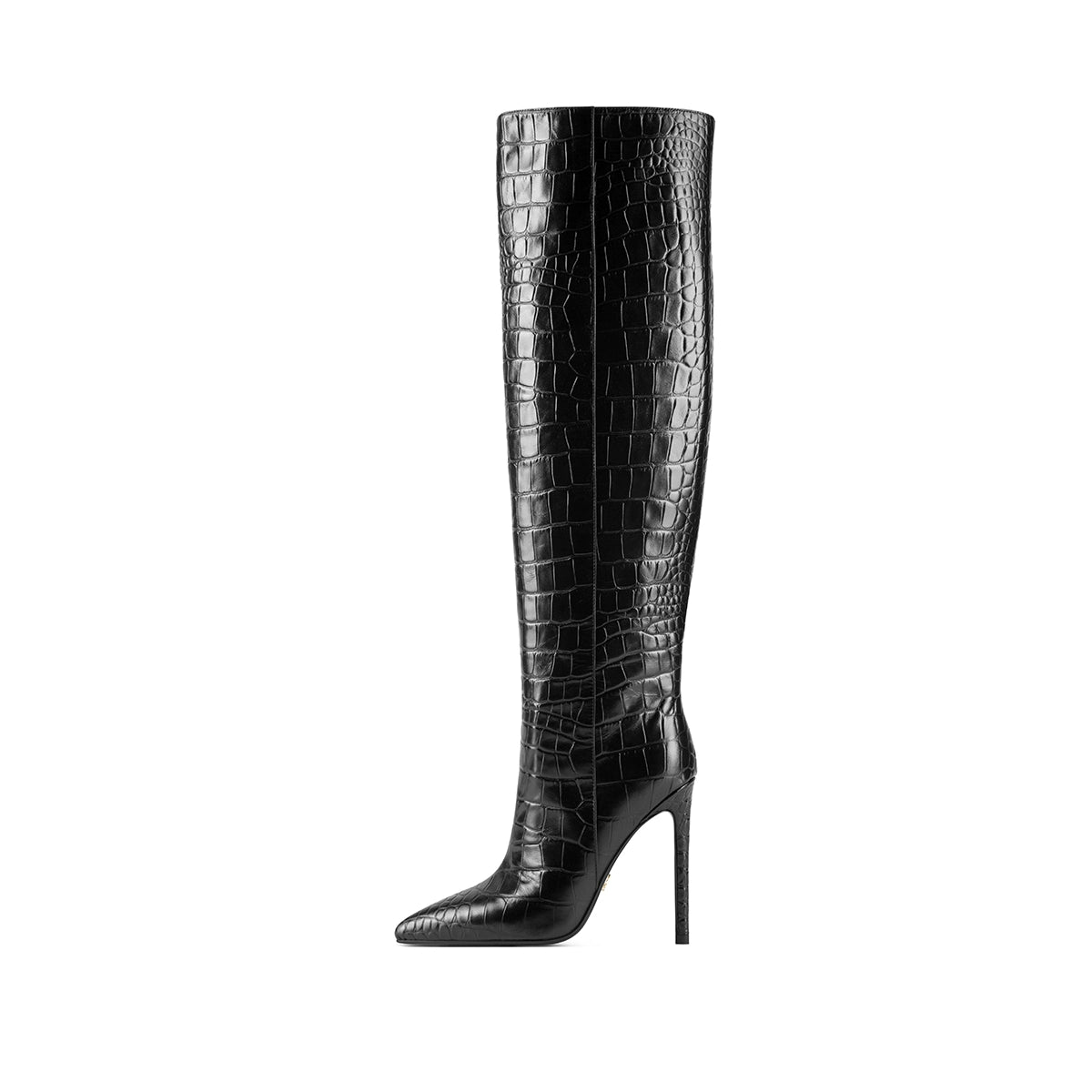 Fabfei Fall/Winter stiletto  pointed toe knee boots - Kinno