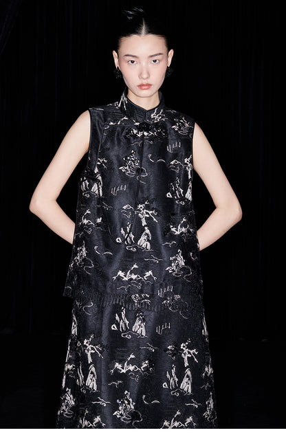 M essential Mackay designer beads vest skirt -  sieve.