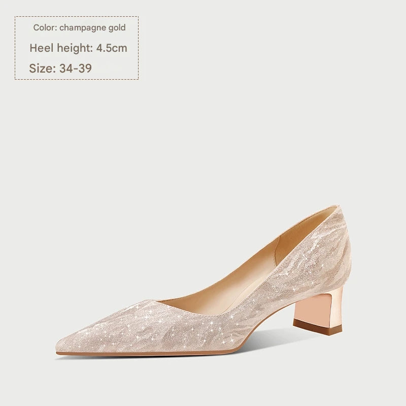 PJJUU Xiuhe thick high heels - LILY.