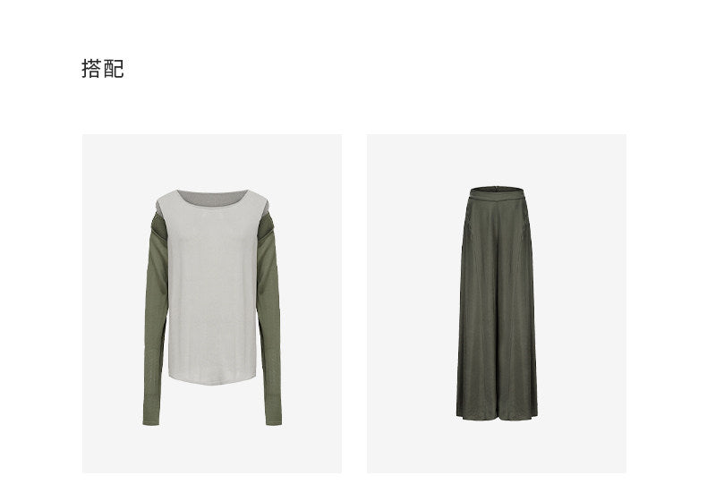 ATELIER MISS LU Two-Piece Off-the-Shoulder Knit Top - JASON