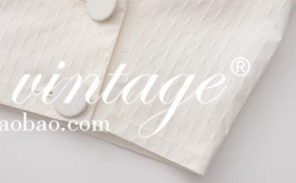 Le Palais Vintage French Girly Pure White Puff Sleeve Short Top and Ruffled Skirt-ASDA.