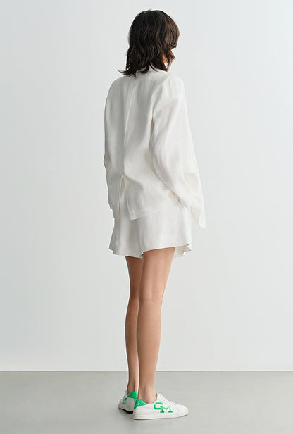 COMME MOI women's high-tech linen shorts and shirts outfit set - ELIJAH.