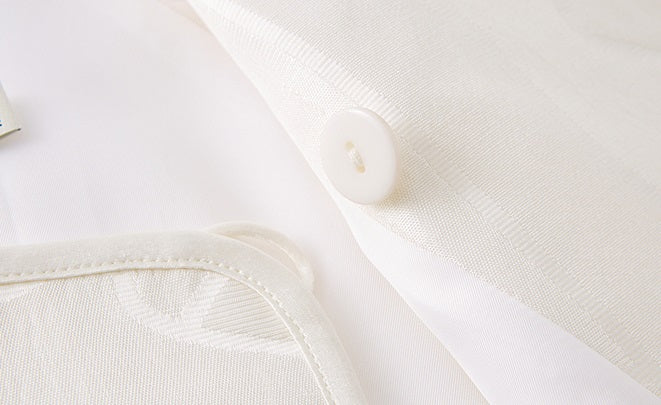 ZHUCHONGYUN Jacquard Crew Neck Loose Straight Jacket-MANCY.