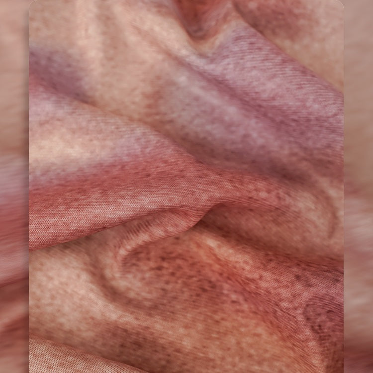 HECO Chinese gradient floral flowing temperament skirt - SWAED.