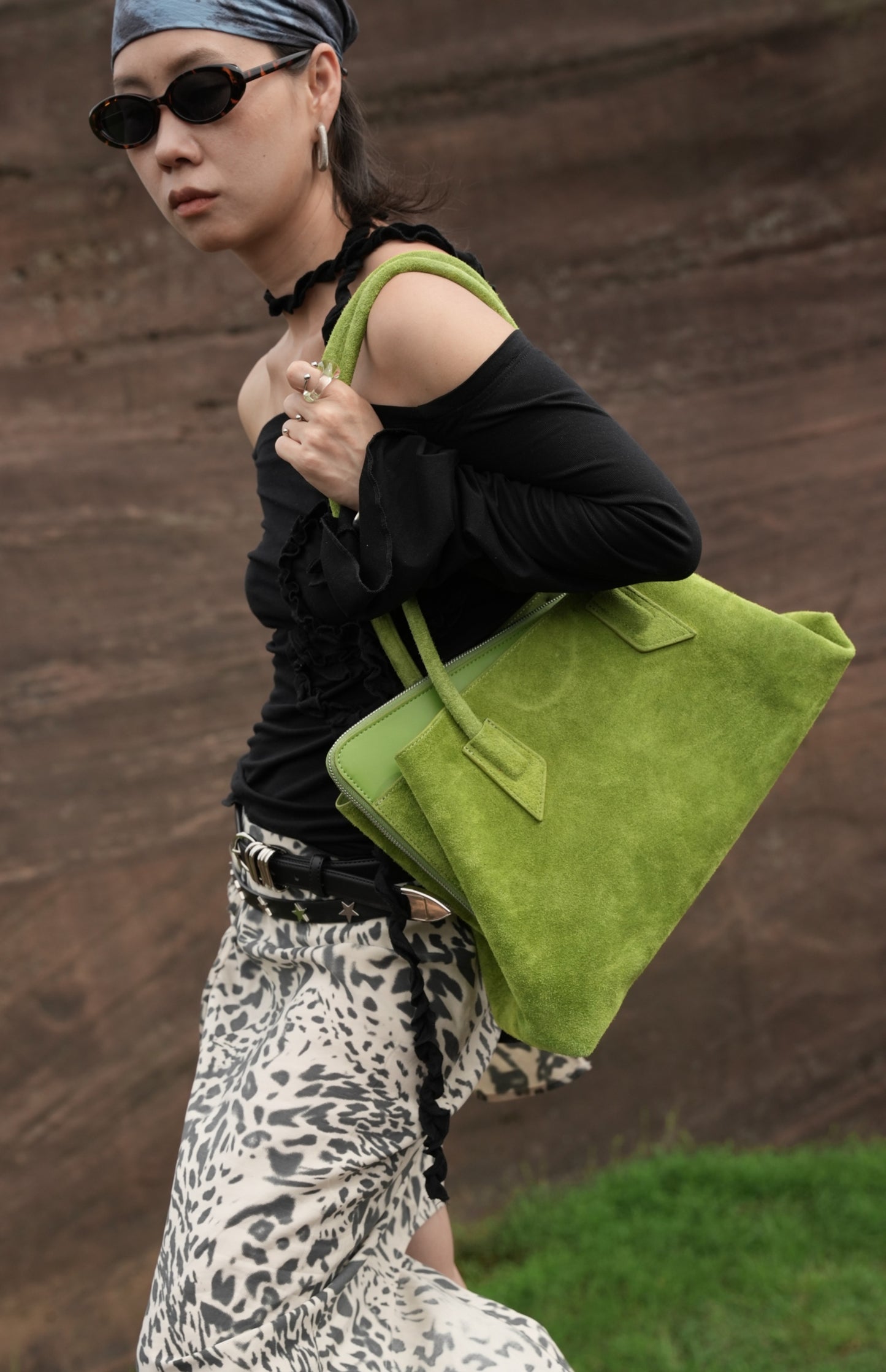 IUBALLET Free Growth: New large-capacity tote leather shoulder bag - MUSIC.