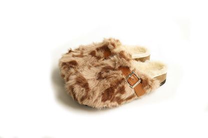 B-FEI leopard print round toe shoe-MAKI.