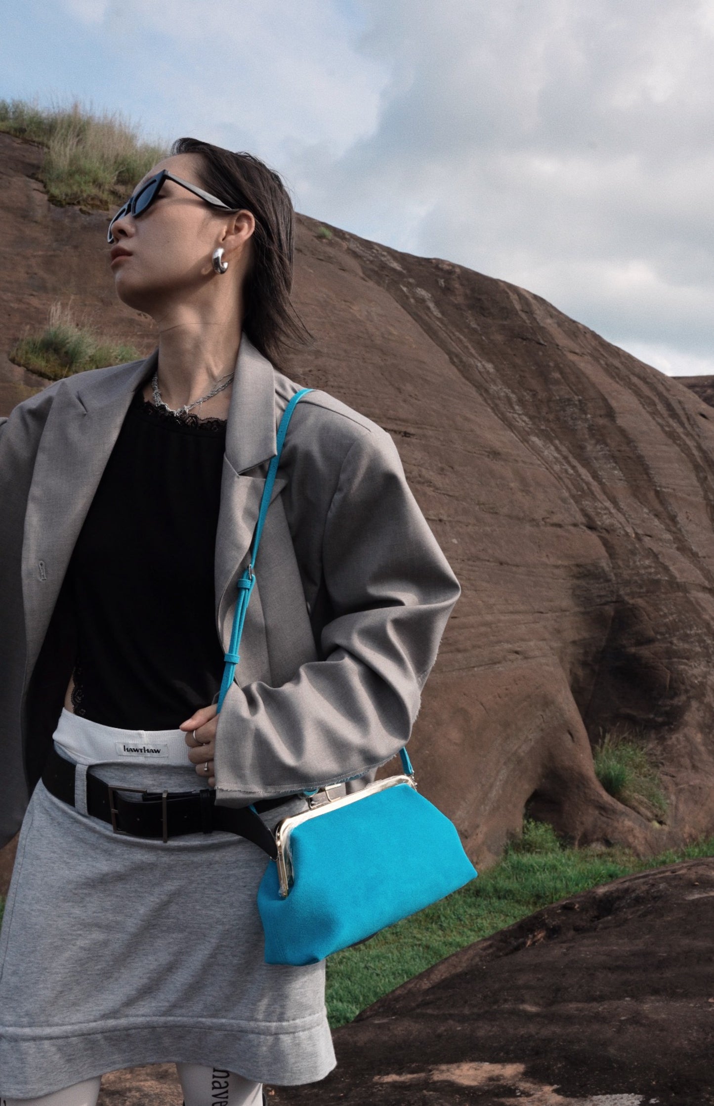 IUBALLET Star Rail Buckle New Mouth Gold Bag - DISTRESS.