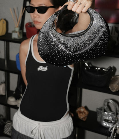 IUBALLET Piercing Diamond Encrusted Handbag - EIGHT.