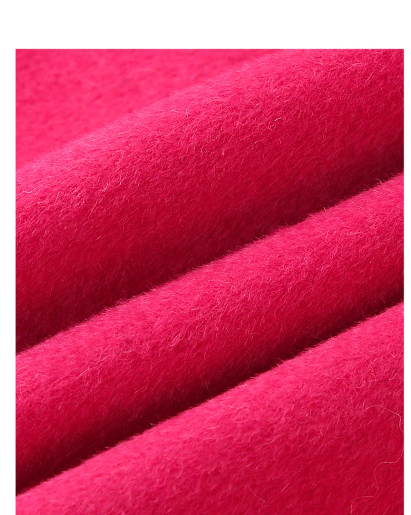 Ledim W pink fall winter pink tweed ruffle split pencil skirt  - Impio