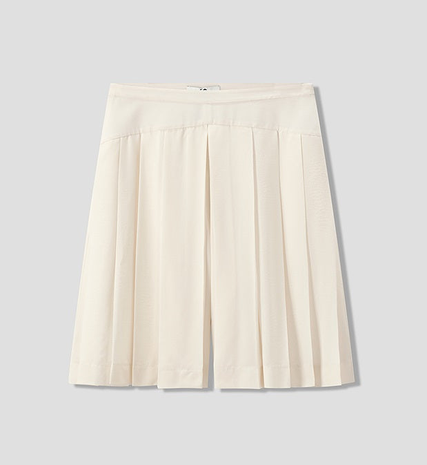 COMME MOI casual pressed pleated A-line culottes shorts - FRANCE.