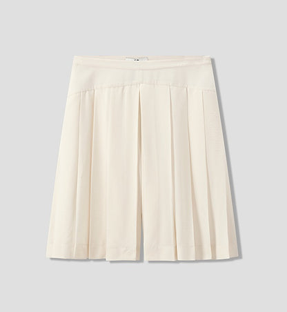 COMME MOI casual pressed pleated A-line culottes shorts - FRANCE.