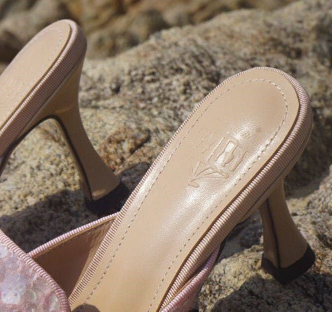 B-FEI pointed toe high-heeled sandals-TENG.