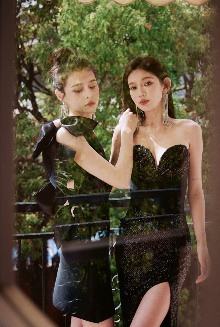 DOLLY High End Black Sleeveless Bow Off Shoulder Slim Fit Short Chic Date Dress-JUNEY