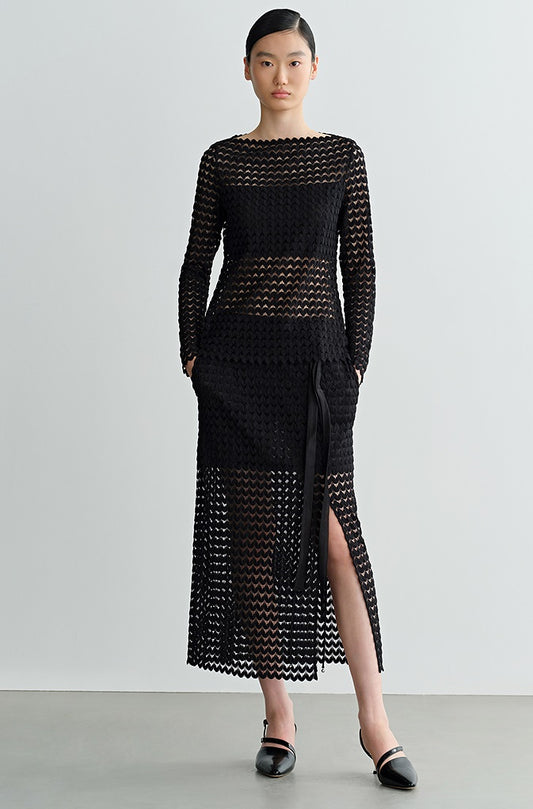 COMME MOI  women's sexy cut-out shoulder top - LILLIAN.