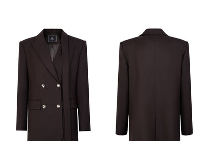 AUI  Blazer Women's New A-Line Skirt Bottom Top Three-Piece Set - Ji-Ho.