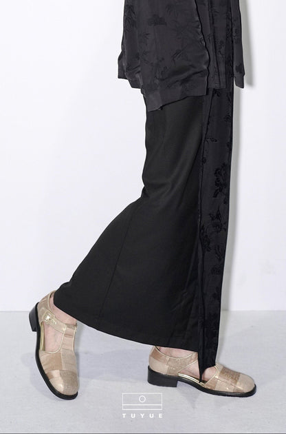 TUYUE Oriental Aesthetic Baotou with Roman Sandals- FORBES.