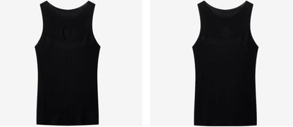 COMME MOI women's hollow slim knitted vest - ZOEY.