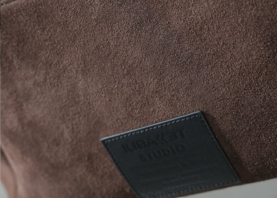IUBALLET Nubuck Cowhide Tote Large Bag - LEVI.