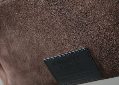 IUBALLET Nubuck Cowhide Tote Large Bag - LEVI.