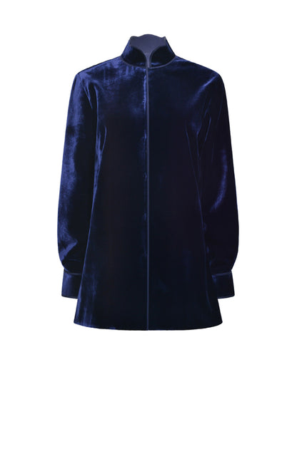 M essential Mackay designer Kneaded Gold Iris Layered Embroidery Loose Jacket - IDEM.