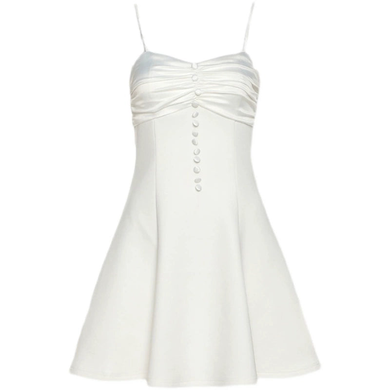 DOLLY High End Sleeveless Backless High Slim Waist Sexy Short Birthday Dress-LOLRA