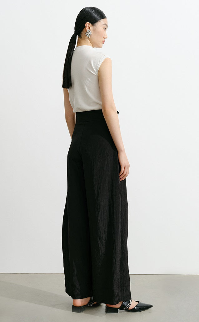 COMME MOI Lv Yan designer spring women's half-high neck slim fit seamless knit top - MAEVE.