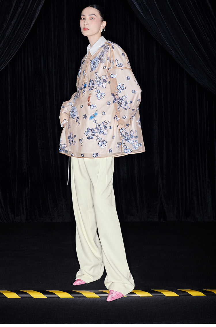 M essential Mackay designer elasticated straight-waistband trousers - stans.