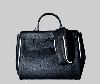 IUBALLET Stylish Leather Satchel Bag- HARRY.