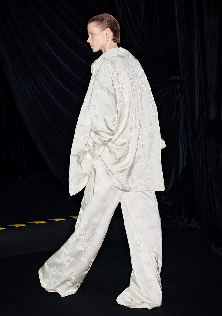 M essential Mackay designer Jacquard cool oversized shirt - sieive.