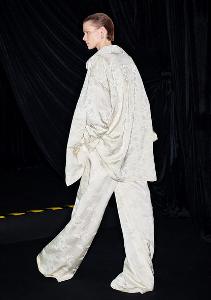 M essential Mackay designer Jacquard cool oversized shirt - sieive.