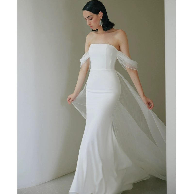 GOUDIN bridal high-end light luxury French evening dress -OZO.