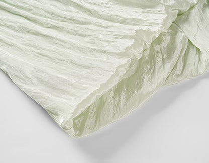 COMME MOI  crinkled lace-up bud midi sleeveless slip dress - PETER.