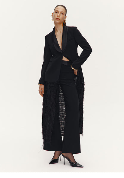 ATELIER MISS LU Fall/Winter Waist Two-Wear Design High-Waist Wide-leg Pants - THEO.