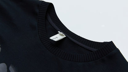 ZHUCHONGYUN short-sleeved loose casual cotton straight dress -SAM.