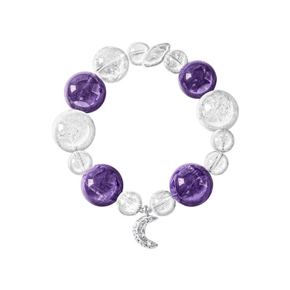 TUYUE natural hidden crystal purple water bracelet - HONDO.