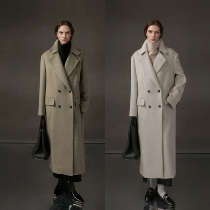 PIAOIN Niche Designer High-End Korean Mid-Length Coat-KATE