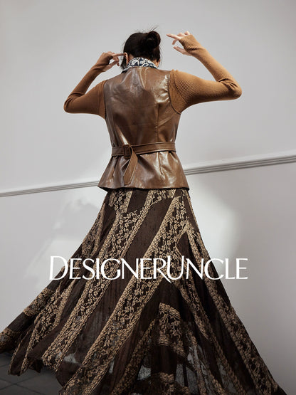 DGU "Moser" retro leather horse clip sense of commuting and versatile wear - BRAK.