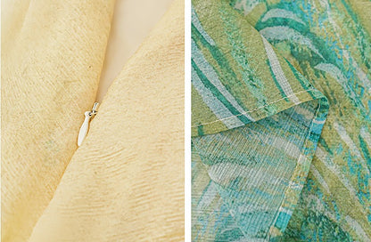 HECO Chinese Style Gradient Print Summer Temperament Charm Skirt - ZADE.