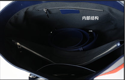 IUBALLET Large Capacity Commuter Multicolored Tote Bag - FOLLOW.