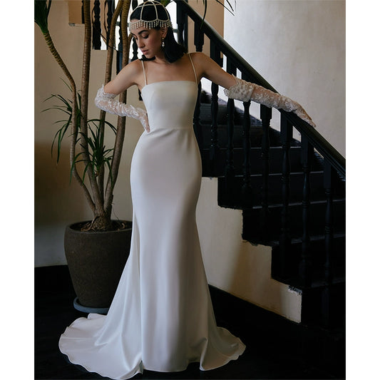 GOUDIN bridal dressing gown suspender long light luxury evening dress-LIX.