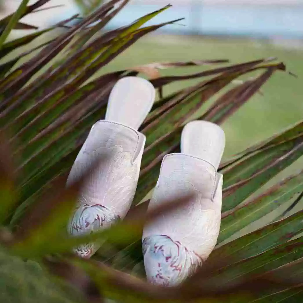 B-FEI handmade flat pointed toe women's mules- YUNIT.